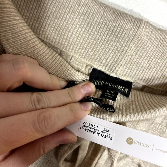 NWT Coco + Carmen Cream Sweater Pants - Picture 3 of 5